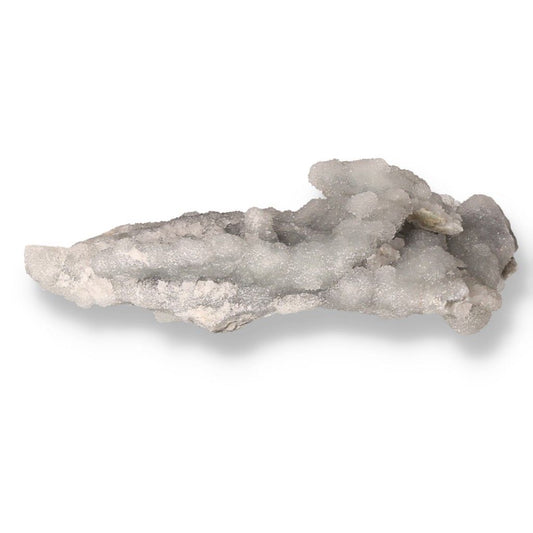 Chalcedony gemstone displaying its soft, tranquil energy and translucent appearance, ideal for harmony and emotional healing.