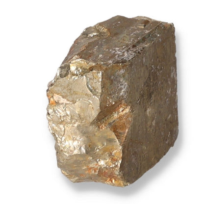 Pyrite mineral promoting independence and creativity, boosting courage for idea generation and action.