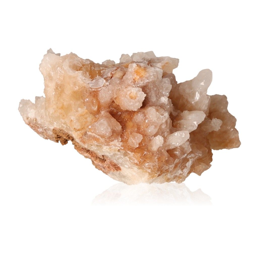 Cave calcite stalactite cluster with intricate natural crystal formations.