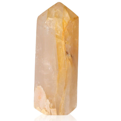 Quartz Tower Crystal with Unique Coloring and Properties for Chakra and Zodiac Energy Healing