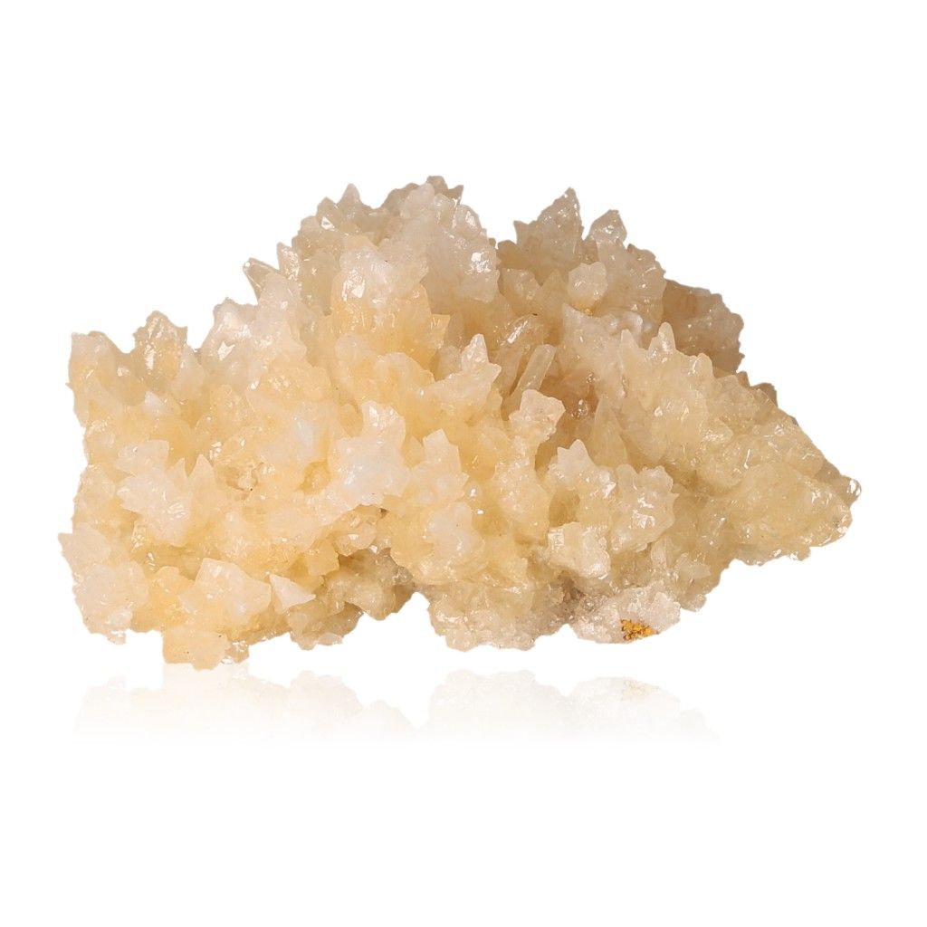 Natural cave calcite stalactite cluster showcasing intricate formations and layered textures for collectors and spiritual enthusiasts.