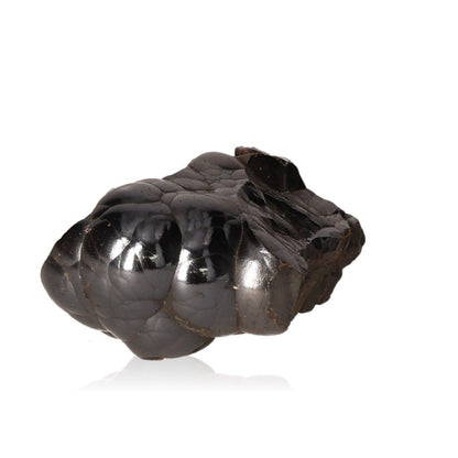 Polished Botryoidal Hematite crystal cluster for grounding and empowerment, shielding negativity, and nurturing emotional balance.