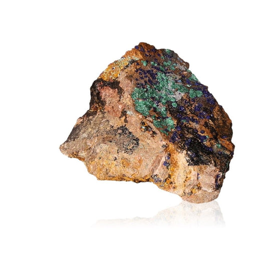 Malachite druze stone with green and earthy hues, known for its soothing energy and ability to promote courage and inner harmony.