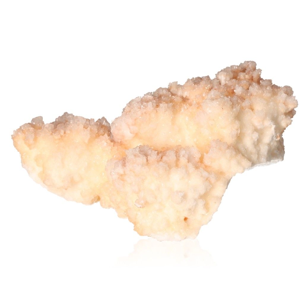 Natural cave calcite stalactite cluster with intricate textures and formations.