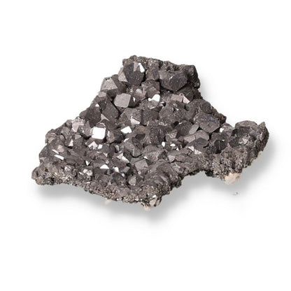 Galena mineral stone with metallic shine, known for its transformation and grounding properties in spiritual practices.