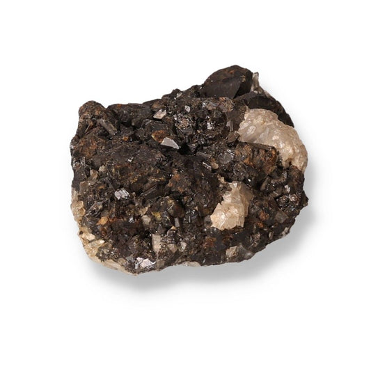 Galena and Pyrite mineral cluster, known for transformation and grounding properties, used in spiritual practices.