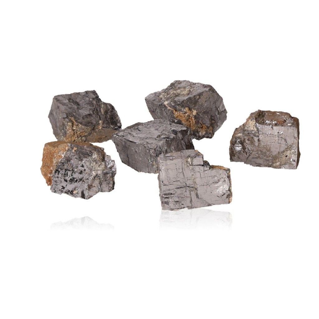 Rough Galena Druze Stones for Transformation and Grounding