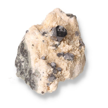 Galena mineral stone with grounding properties for spiritual transformation and protection.