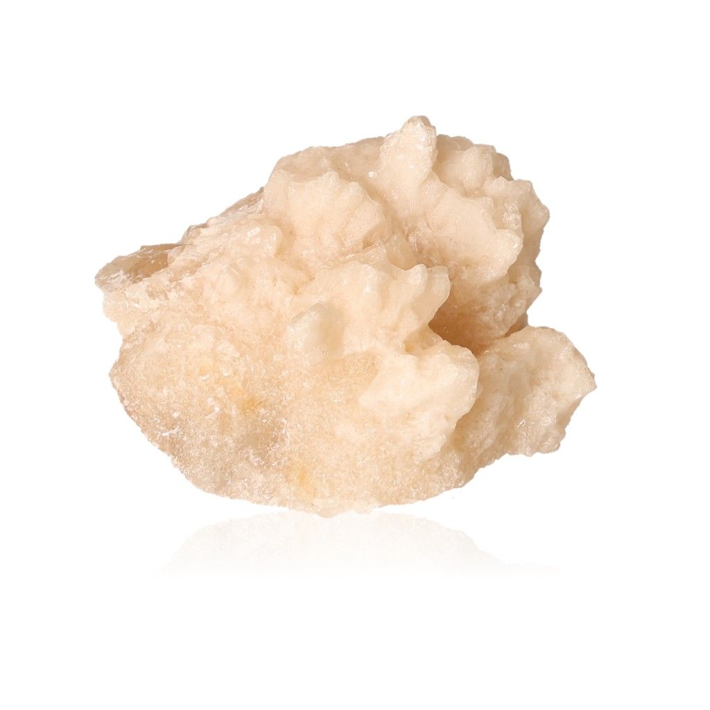 Natural cave calcite stalactite cluster with intricate shapes and layered textures, showcasing millennia of growth and energy.